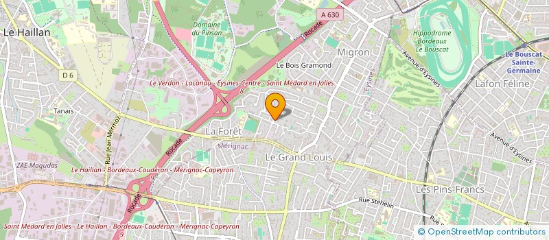 localisation de l'entreprise FOCUS INVEST à BERGERAC