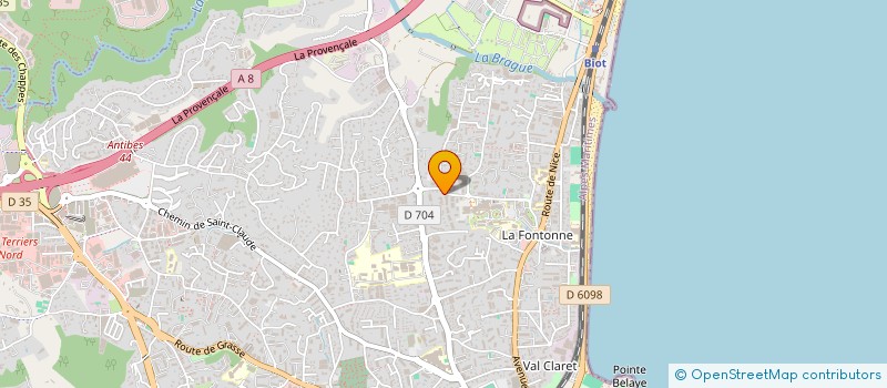 localisation de l'entreprise FOCUS ON RESULT à ANTIBES