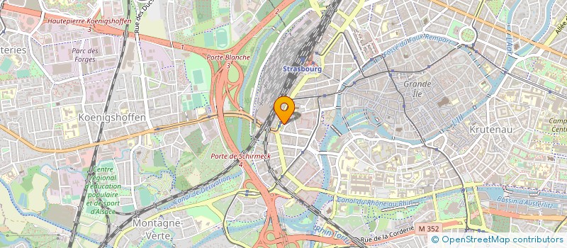 localisation de l'entreprise FOCUS SECURITE à STRASBOURG