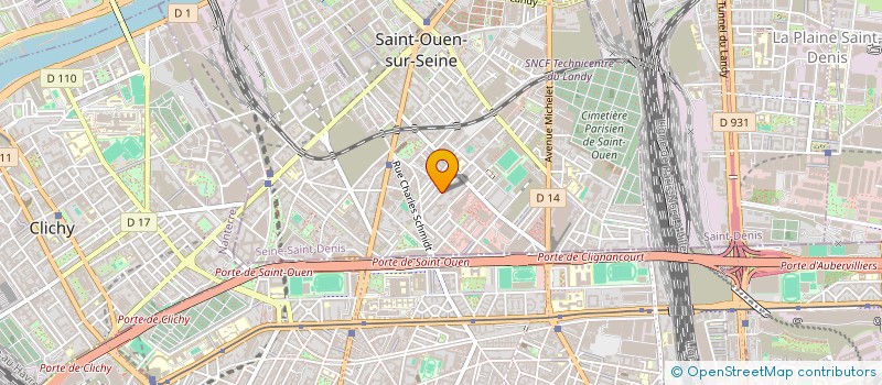 localisation de l'entreprise FOCUS TERRA à SAINT-OUEN-SUR-SEINE