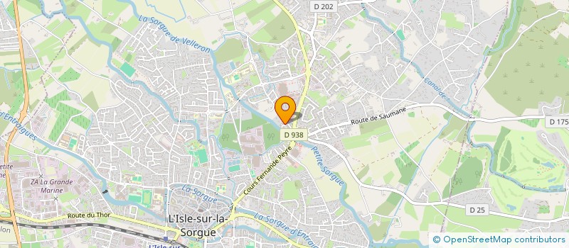 localisation de l'entreprise FOCUS2D  L'ISLE-SUR-LA-SORGUE