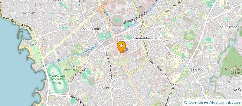 localisation de l'entreprise FOCUSPORT.FR à MARSEILLE 9EME