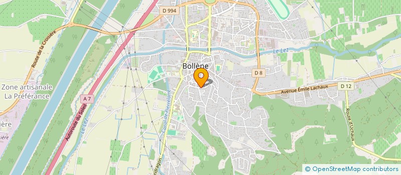 localisation de l'entreprise FOD' CAFE  BOLLENE