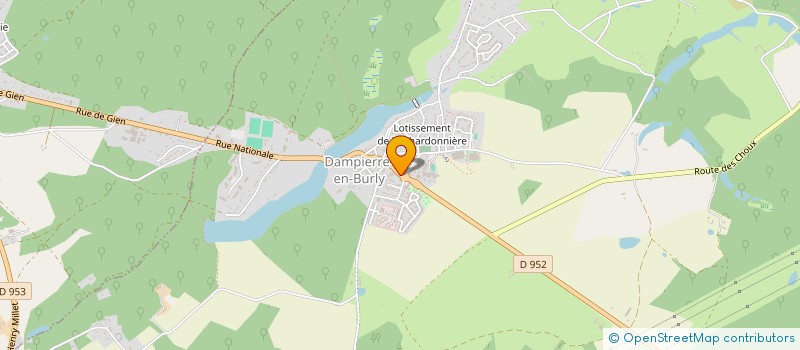 localisation de l'entreprise FODEA à DAMPIERRE-EN-BURLY