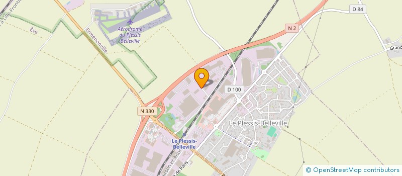 localisation de l'entreprise FODERAUTO FRANCE à LE PLESSIS-BELLEVILLE