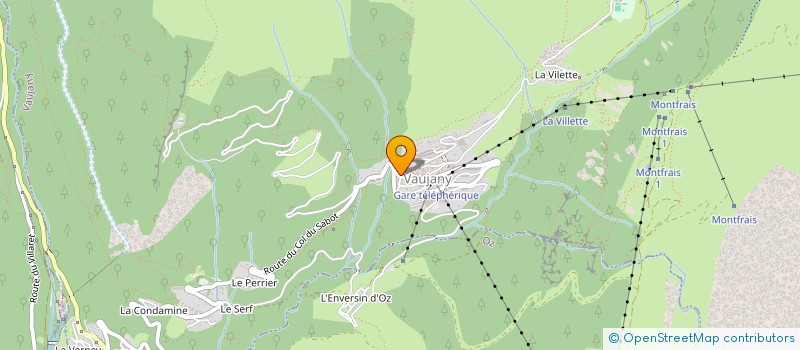 localisation de l'entreprise FODG  VAUJANY