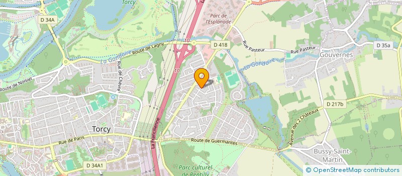localisation de l'entreprise FODIM IMMOBILIER à SAINT-THIBAULT-DES-VIGNES