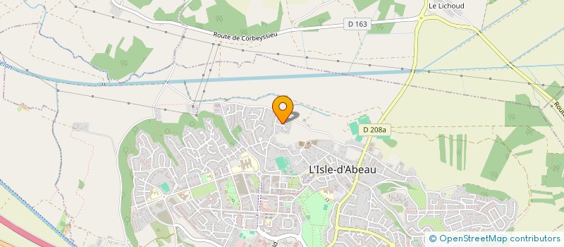 localisation de l'entreprise FODINBO à L'ISLE-D'ABEAU