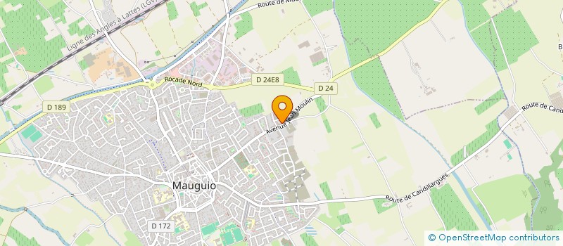 localisation de l'entreprise FODIY34  MAUGUIO