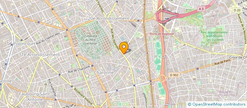 localisation de l'entreprise FODY TRANSPORT  PARIS