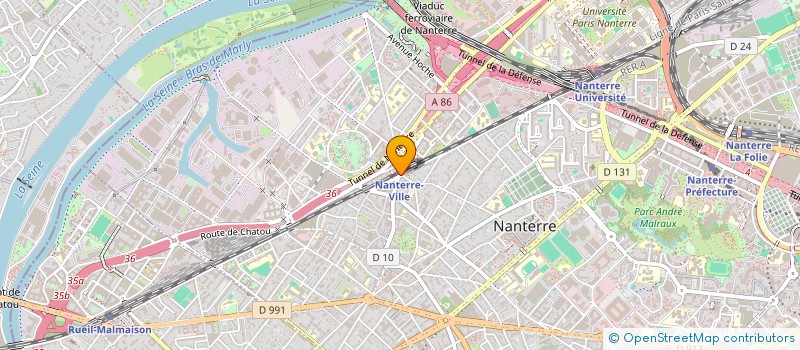 localisation de l'entreprise FOEB HOLDING  NANTERRE
