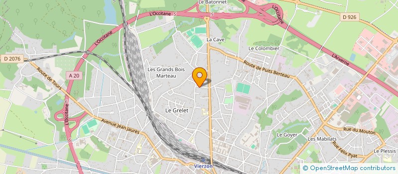 localisation de l'entreprise FOECY OVALE CLUB  VIERZON