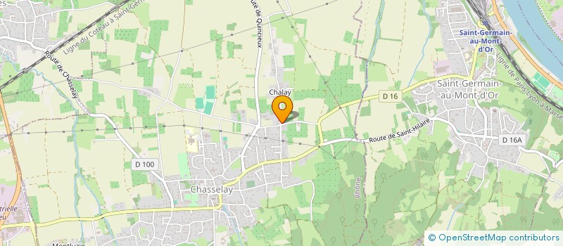 localisation de l'entreprise FOEDUS  CHASSELAY