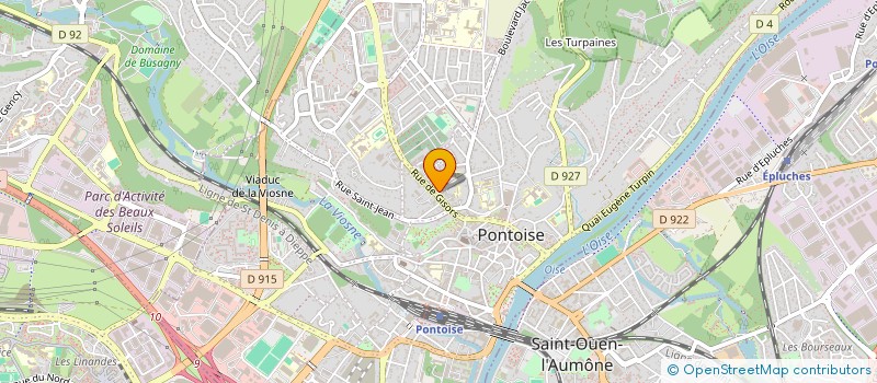 localisation de l'entreprise FOF PUB à PONTOISE