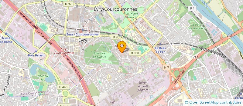 localisation de l'entreprise FOF SERVICES PLUS  EVRY-COURCOURONNES
