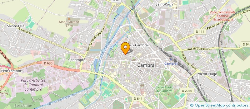 localisation de l'entreprise FOF SOLUTIONS à CAMBRAI