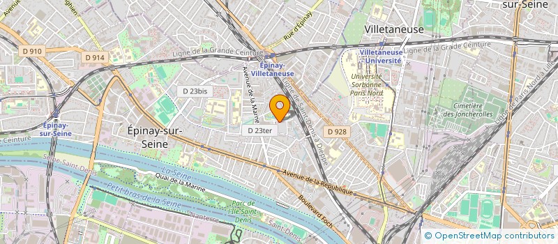localisation de l'entreprise FOF TRANSPORT à EPINAY-SUR-SEINE