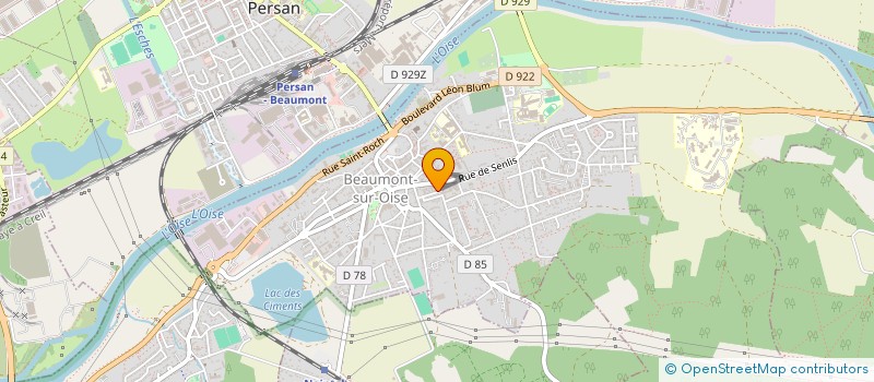 localisation de l'entreprise FOFANA ISMAILA TAXI  BEAUMONT-SUR-OISE