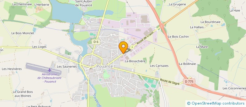 localisation de l'entreprise FOFANA LHOTELLIER  OMBREE D'ANJOU