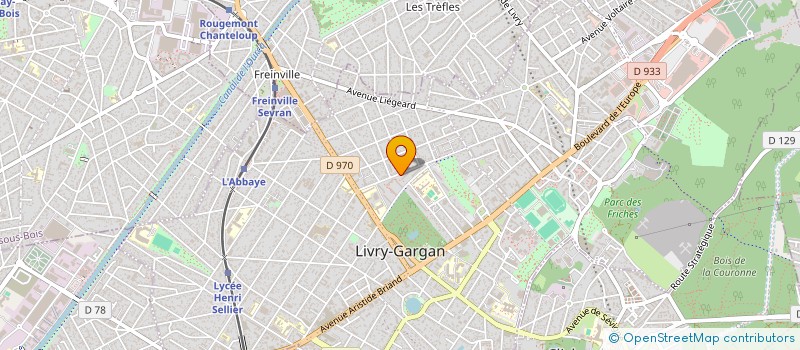 localisation de l'entreprise FOFANA -PAGES à LIVRY-GARGAN