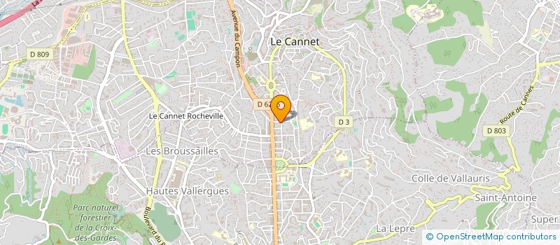 localisation de l'entreprise FOFO à LE CANNET