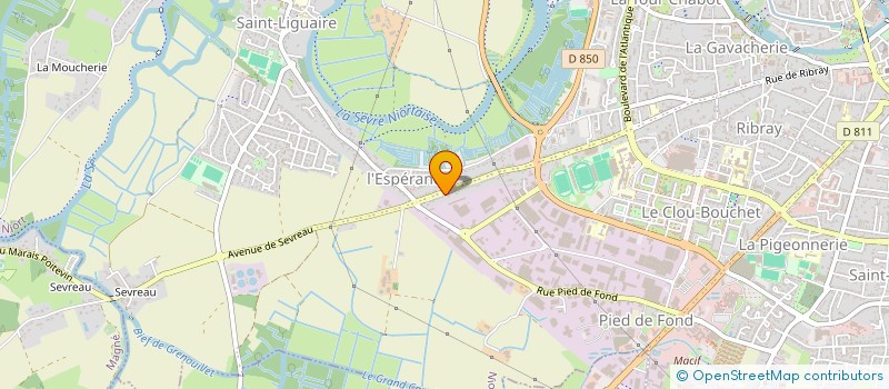 localisation de l'entreprise FOFO SOUND à NIORT