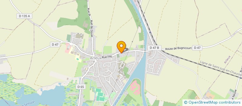 localisation de l'entreprise FOFRE  ARLEUX