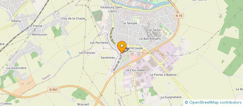 localisation de l'entreprise FOFTAR FOOT 41 à VENDOME