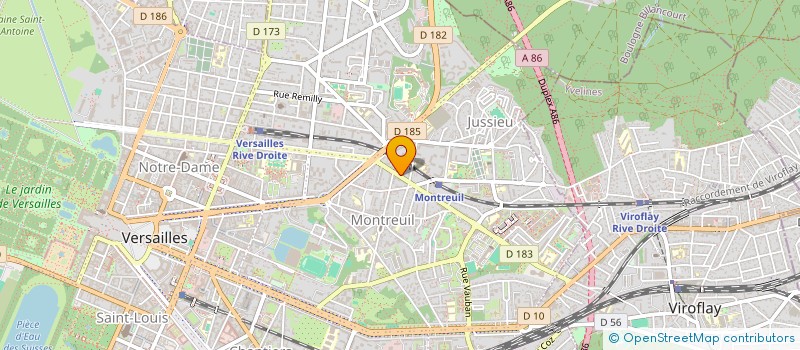 localisation de l'entreprise FOG à VERSAILLES