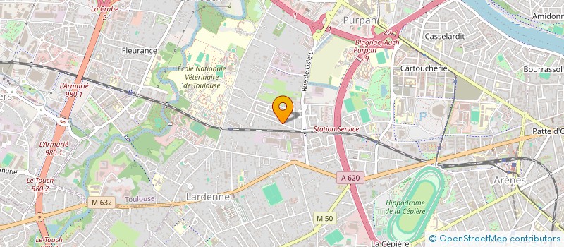 localisation de l'entreprise FOG à TOULOUSE