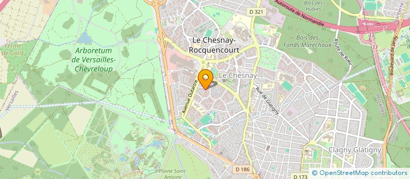 localisation de l'entreprise FOG CONSEIL & FORMATION  LE CHESNAY-ROCQUENCOURT