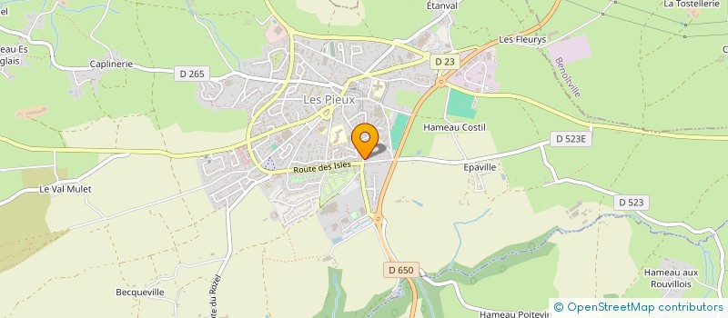 localisation de l'entreprise FOGELF  LES PIEUX