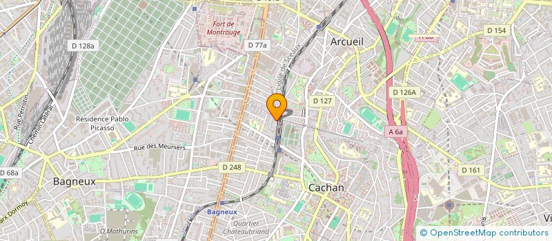 localisation de l'entreprise FOGG II  CACHAN