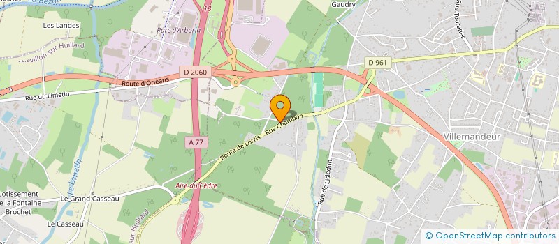 localisation de l'entreprise FOGIL CARS à VILLEMANDEUR