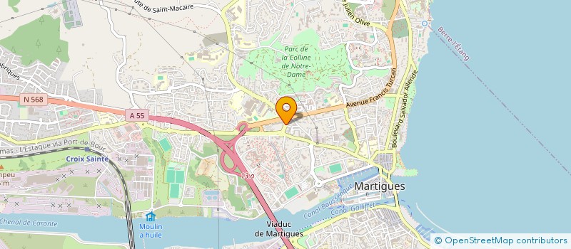 localisation de l'entreprise FOGM à MARTIGUES