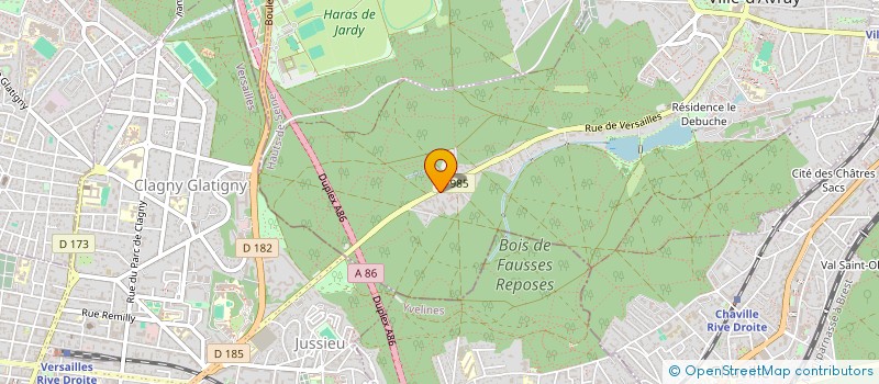 localisation de l'entreprise FOGO  VILLE-D'AVRAY