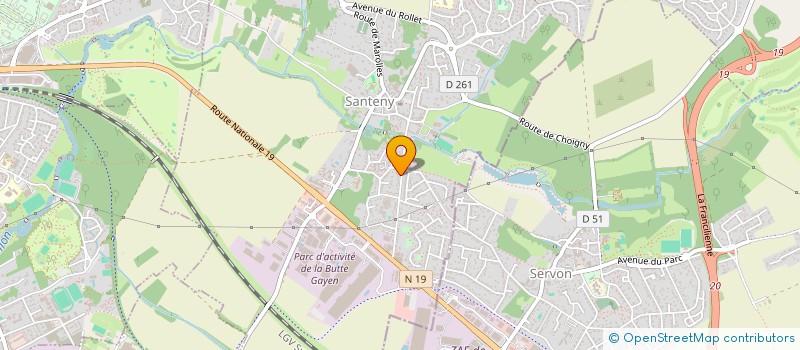 localisation de l'entreprise FOGS FOURNIER  SANTENY