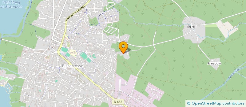 localisation de l'entreprise FOHANNO  BISCARROSSE