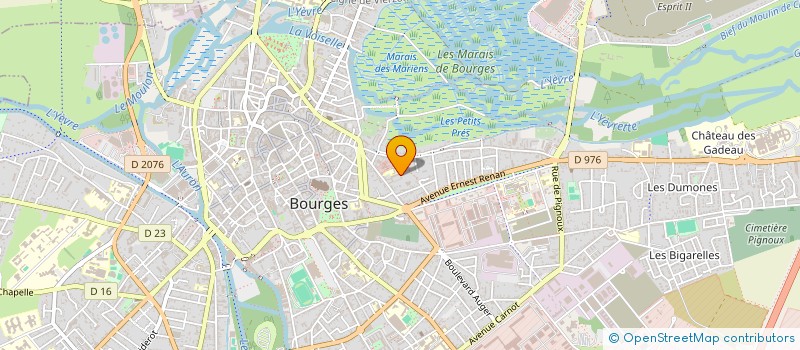 localisation de l'entreprise FOI ET CULTURE  BOURGES