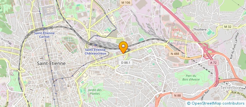 localisation de l'entreprise FOI ET LUMIERE SAINT ETIENNE à SAINT-ETIENNE