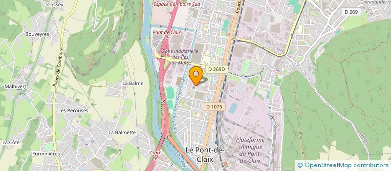 localisation de l'entreprise FOI ET PRIERE  LE PONT-DE-CLAIX