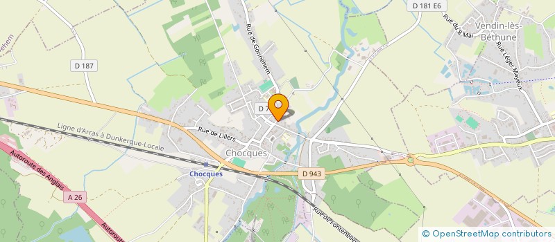 localisation de l'entreprise FOIE GRAS ARTOIS EARL FERME BOUCHART  CHOCQUES