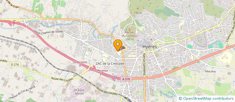 localisation de l'entreprise FOIKODOMOS à HYERES