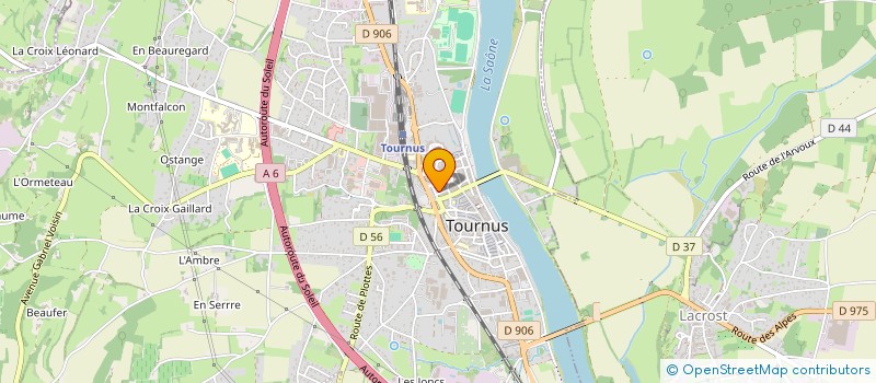 localisation de l'entreprise FOIN D'ENFER à TOURNUS