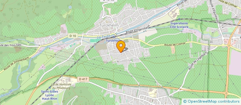 localisation de l'entreprise FOIRE AUX VINS  TURCKHEIM