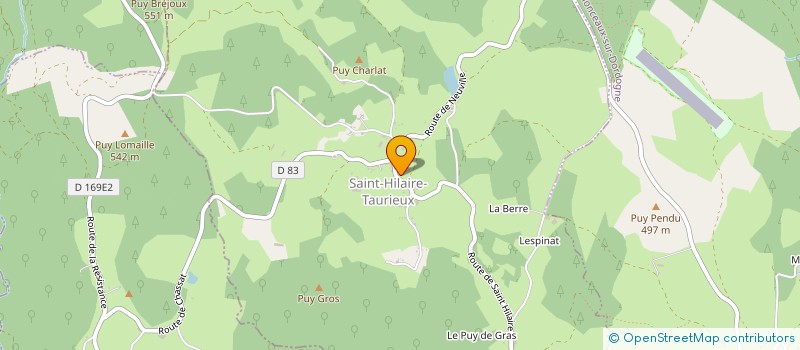 localisation de l'entreprise FOIRE DES POTIERS  D ARGENTAT  ARGENTAT-SUR-DORDOGNE