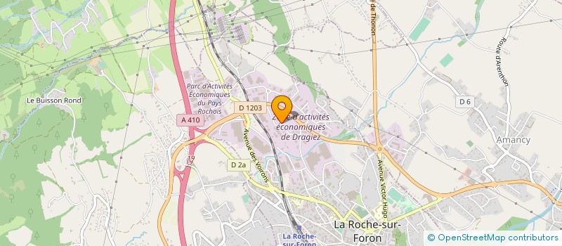 localisation de l'entreprise FOIRE EXPOSITION HAUTE SAVOIE  LA ROCHE-SUR-FORON