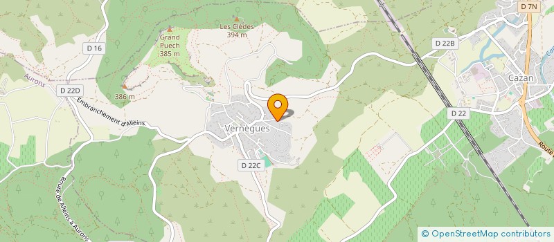 localisation de l'entreprise FOIRESTIER  VERNEGUES