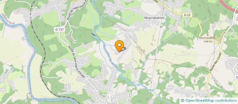 localisation de l'entreprise FOIS-DUCLERC  VILLEFRANQUE