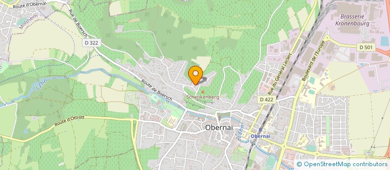 localisation de l'entreprise FOISSET HOLDING  OBERNAI